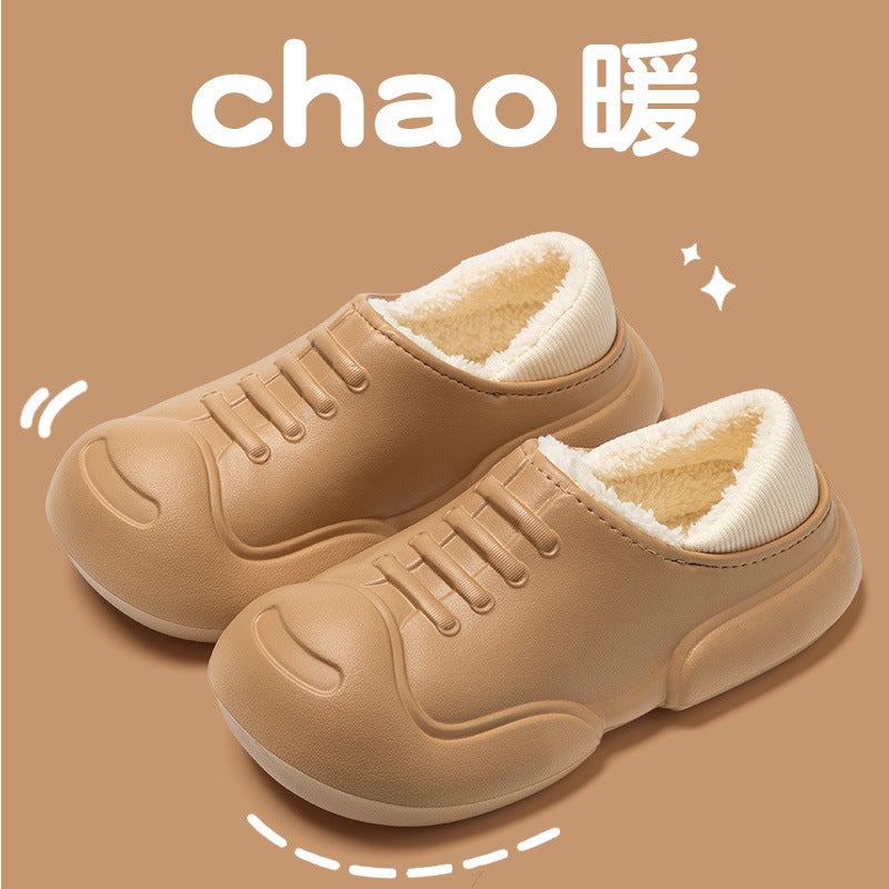 Cotton Slippers Women'S Household Indoor Warm Home Shoes Couple Slippers Men'S Winter Home Shoes Manufacturers - Image 4